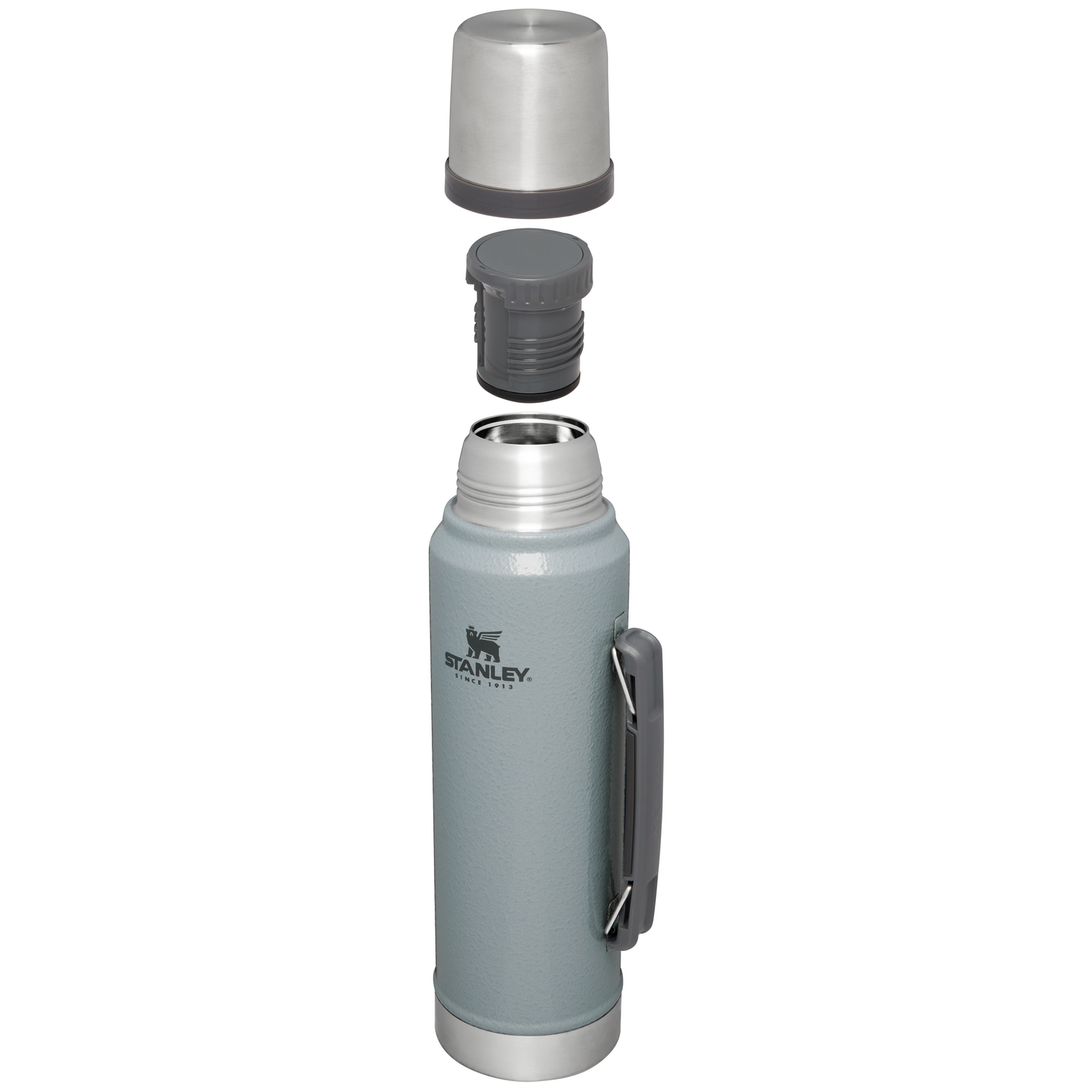 B2B_Web_PNG-The-Legendary-Classic-Bottle-1-1QT-Hammertone-Silver-Hero-Exploded_eba9429a-f3b8-4b16-88b0-91a6f3ec7213.png