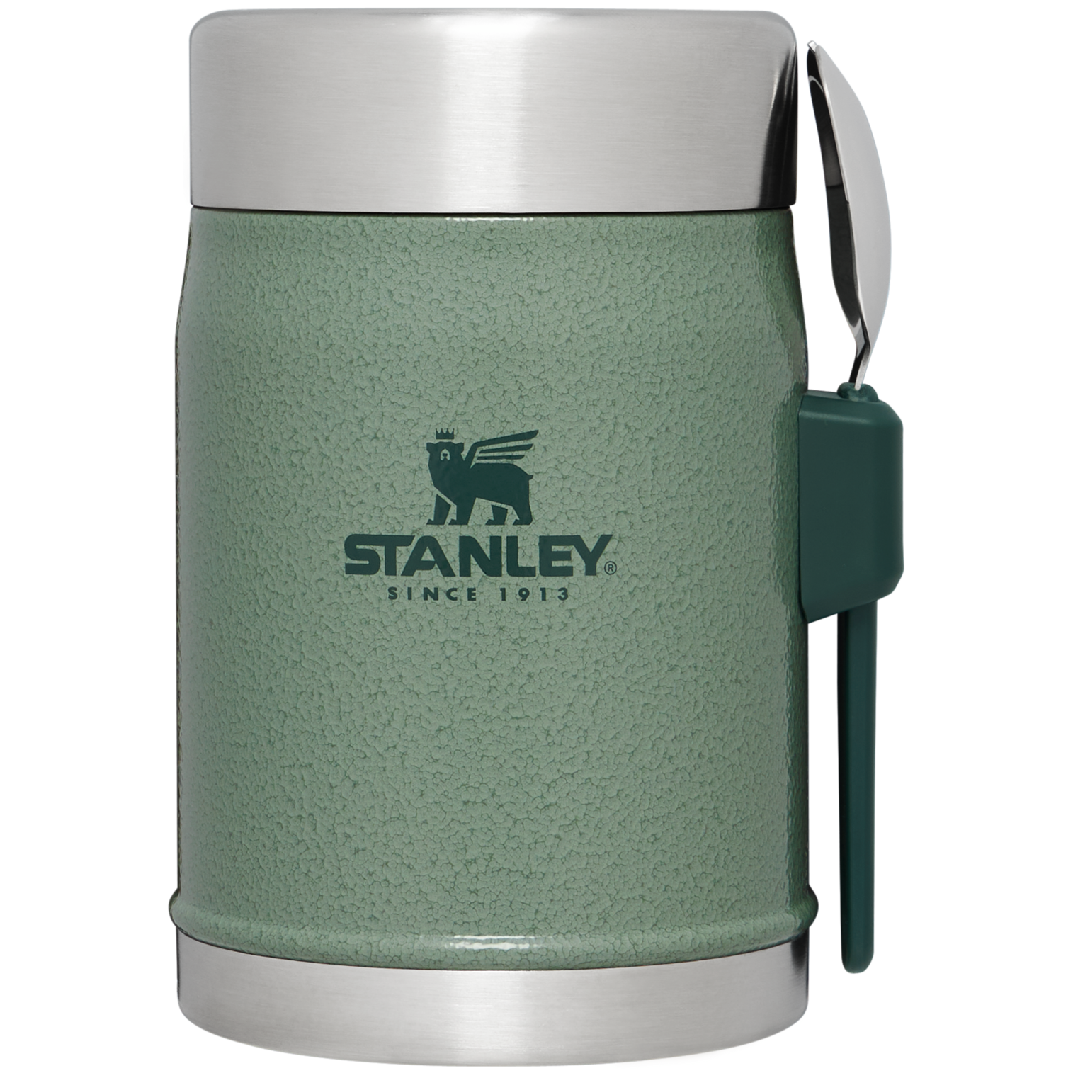 B2B_Web_PNG-The-Legendary-Classic-Food-Jar-14OZ-Hammertone-Green-Front_9681594b-52c3-45bb-8e92-8583806887b1.png