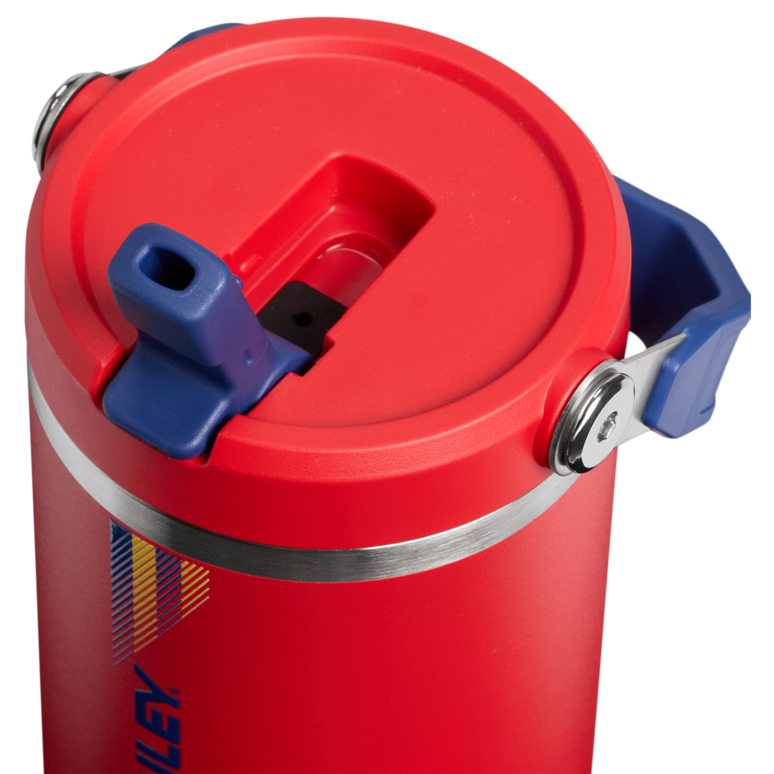 Web_PNG_Square-TheIceFlowFlipStraw2.0Bottle30OZ-TeamRedDarkBlue-LidDetail.png